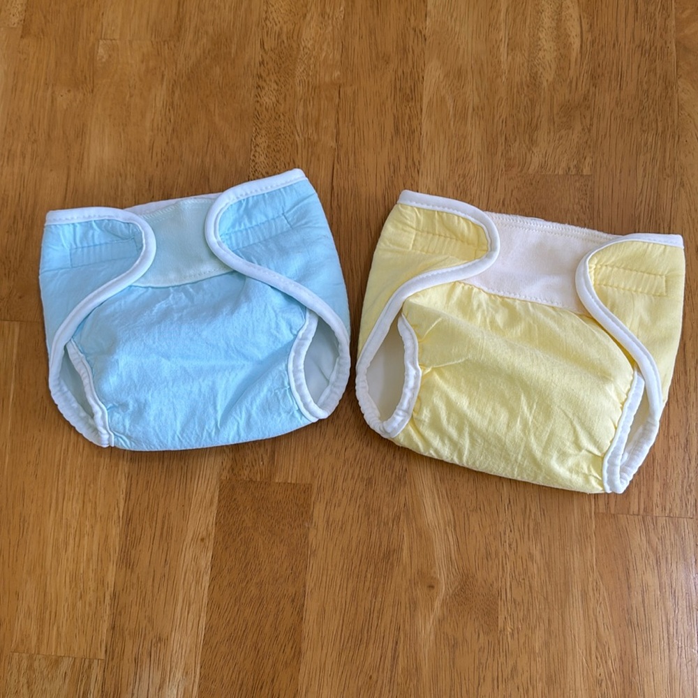 🛑 Diaperaps diaper covers  Small 11 - 16 lbs Newborn Hook Loop Covers Cloth